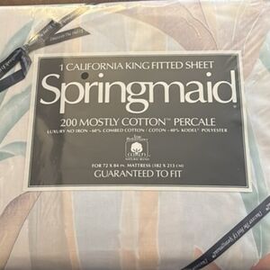 King / California King Fitted Sheet - Fleur